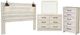 Signature Design by Ashley® Cambeck 4-Piece Whitewash King Panel Headboard Bedroom Set-0