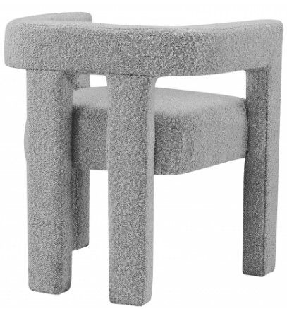 Meridian Furniture Athena Grey Accent Dining Arm Chair-1