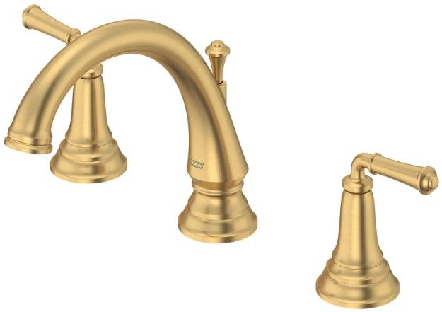 American Standard Delancey® Brushed Cool Sunrise Bathtub Faucet with Lever Handles-1