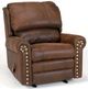 Marshfield Furniture Mason (Leather) Brown Rocker Recliner-0