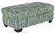 Dynasty Furniture Blue/Green Ottoman-0
