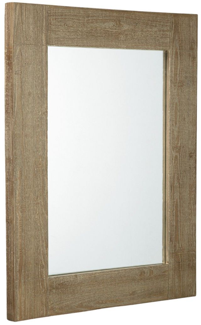 Signature Design by Ashley® Waltleigh Distressed Brown Accent Mirror-1