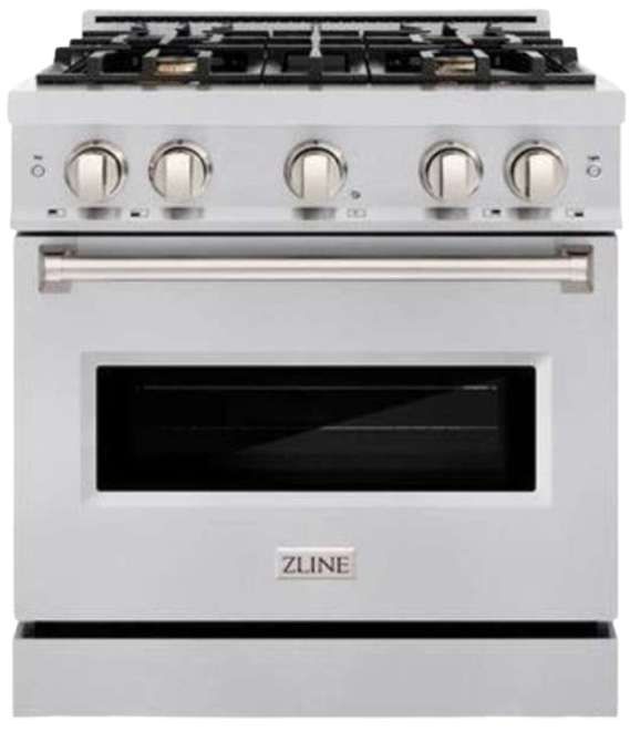 ZLINE Classic 30" Stainless Steel Pro Style Gas Range -0
