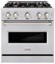 ZLINE Classic Series 30" Stainless Steel Pro Style Gas Range -0