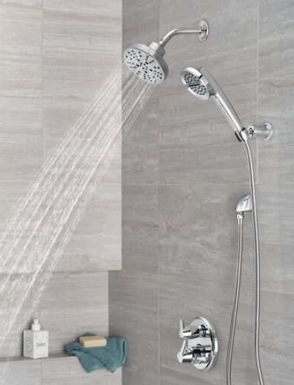 Delta Galeon® 17S Lumicoat® Chrome 3-Setting Integrated Diverter Trim-2