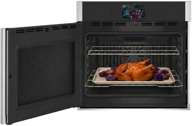 GE Profile™ 30" Stainless Steel Smart Single Electric Wall Oven with Left-Hand Side-Swing Door-2
