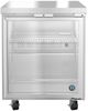 Hoshizaki 27" 6.21 Cu. Ft. Stainless Steel Single Section Undercounter Low Profile Refrigerator with Full Glass Door-0