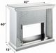 ACME Furniture Nysa Faux Crystals/Mirrored Fireplace-2