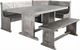Sunny Designs™ 4-Piece Alpine Gray Breakfast Nook Set-0