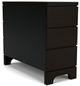 Riverside Furniture Lydia Dark Cabernet Bachelor Chest-4