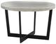 Liberty Furniture Pierce White Cocktail Table with Black Base-0