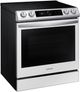 Samsung Bespoke 30" White Slide In Electric Range-1
