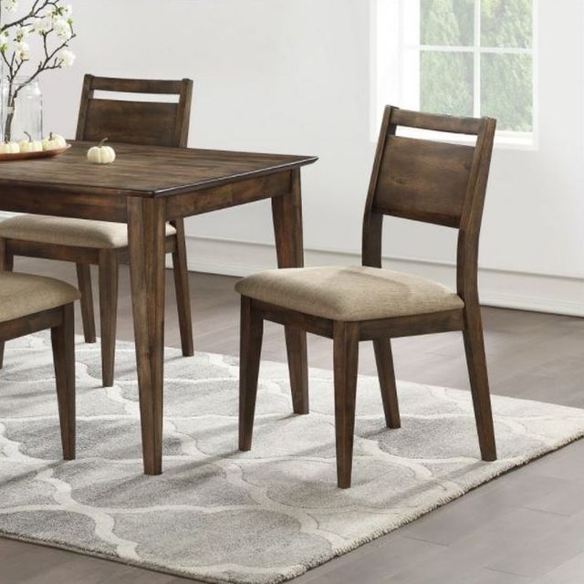 Winners Only® Zoey Brown Cushion Side Chair-2