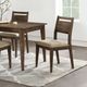 Winners Only® Zoey Brown Cushion Side Chair-2