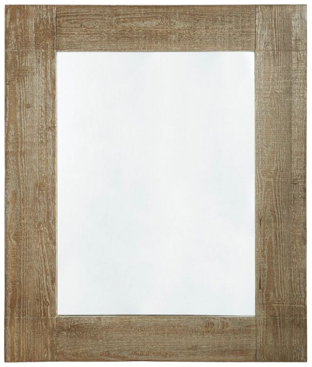 Signature Design by Ashley® Waltleigh Distressed Brown Accent Mirror-0