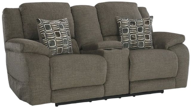 American Wholesale Furniture Sunland Cinnamon Power Reclining Loveseat with Power Headrest and Lumbar-0