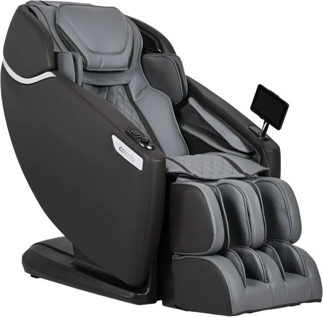 Cozzia® Zen™ 2 Espresso/Gray Power Massage Chair-0