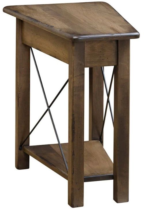 Country Classic Collection Customizable Crossway Wedge Table-0