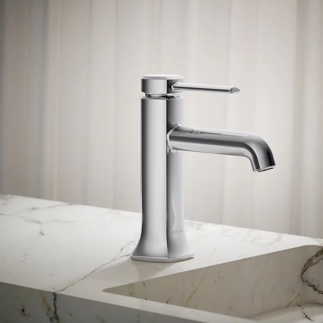 KOHLER® Occasion® Vibrant Polished Nickel Single-Handle Bathroom Sink Faucet-3