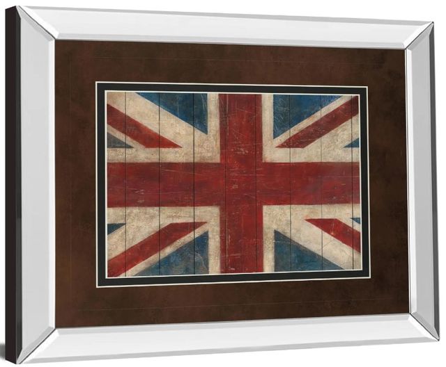 Classy Art Union Jack by Avery Tillman Mirror Framed Wall Art-1