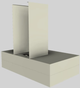 Vent-A-Hood® 36" Biscuit Contemporary Wall Mounted Range Hood-4