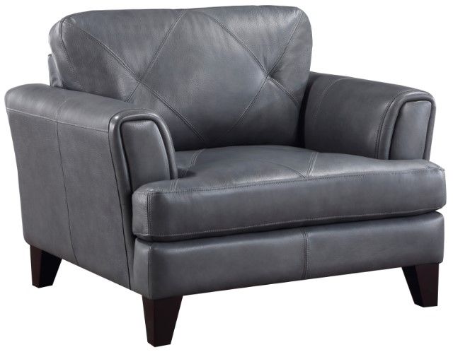 Homelegance® Thierry Burnish Gray Chair-0