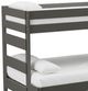 Elements International Cali Kids Gray Twin Over Full Bunk-1