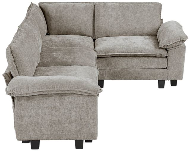 Homelegance® Dublin 4-Piece Dark Pewter Modular Sectional-3