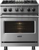 Viking® Professional 5 Series 30" Stainless Steel Pro Style Dual Fuel Range-1