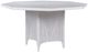Century® Tangier Stone Top Octagonal Outdoor Dining Table with Chalk White Base-0