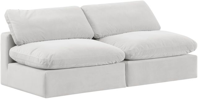 Meridian Furniture Comfy 2-Piece Cream 78" Modular Sofa-0