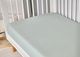 BEDGEAR® Hyper-Linen Performance® Light Green Crib Fitted Sheet-4