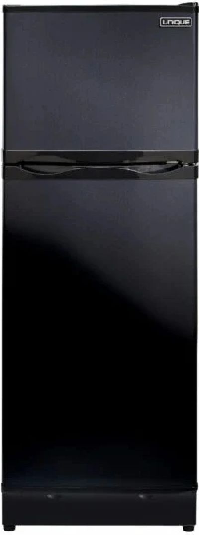 Unique® Appliances 23.75" 8 Cu. Ft. Black Propane Top Freezer Refrigerator-0
