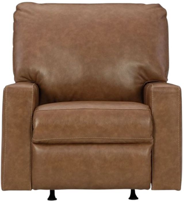 Signature Design by Ashley® Bolsena Caramel Manual Rocker Recliner-1