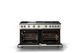 Viking® 5 Series 60" Pure White Pro Style Gas (NG) Range with Polished Chrome Trim-1