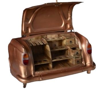 Jaipur Furniture Wow Range Brown Boot Bar-0