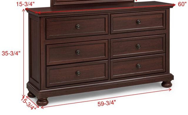 Crown Mark Claribelle Cherry Dresser-2
