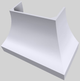 Vent-A-Hood® Designer Series 48" White Wall Mounted Range Hood-4