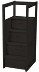 Crate Designs™ Furniture Espresso Bunk Bed Staircase-0