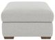 Flexsteel® Collins Silver Glacier Ottoman-2