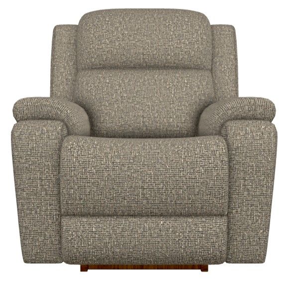 La-Z-Boy® Dorian Peppercorn Power Rocking Recliner with Headrest-1
