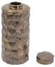 A & B Home Copper Ceramic Lidded Jar-3