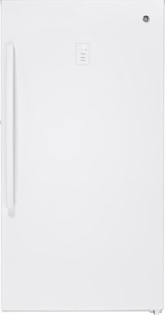 GE® 17.3 Cu. Ft. White Upright Freezer