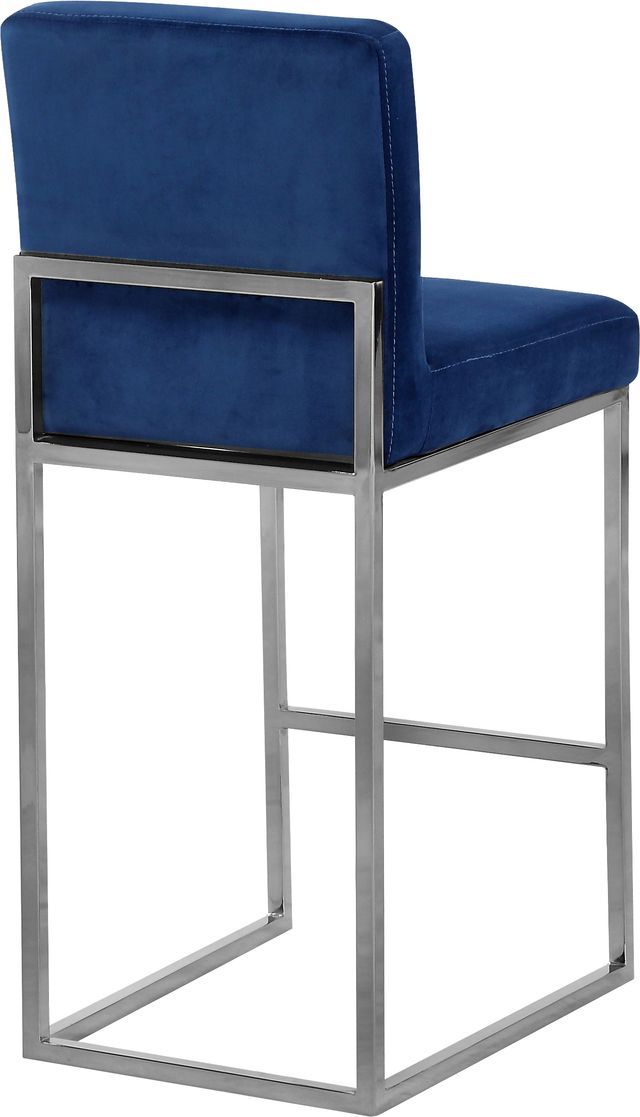 Meridian Furniture Giselle Navy Velvet Counter Stool-1