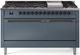 Ilve® Nostalgie II Series 60" Blue Grey Pro Style Dual Fuel Range-0