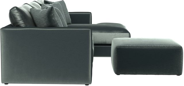 Jackson Furniture Remington 4-Piece Pine Right Arm Facing Chaise Sectional with Ottoman-4