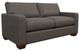 La-Z-Boy® Shiloh Greystone Leather Apartment-Size Sofa-0