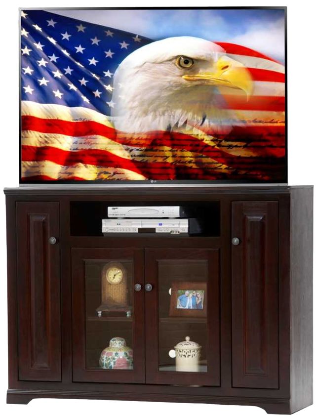 American Heartland Manufacturing Poplar 55" 4-Door Tall TV Stand-1