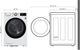 LG 4.2 Cu. Ft. White Front Load Ventless Electric Dryer with Dual Inverter HeatPump™ Technology-3