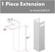 ZLINE 61" Satin Stainless Steel Chimney Extension-1